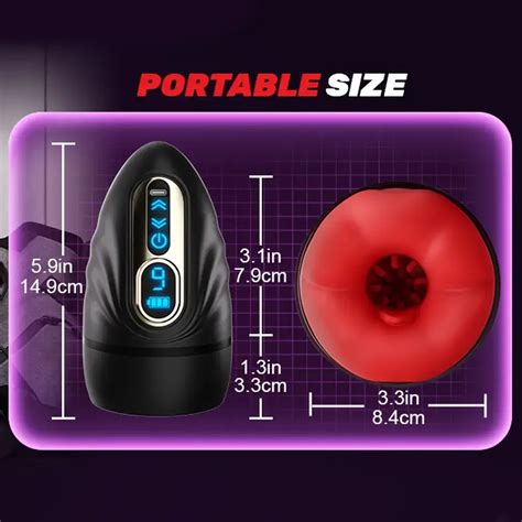 Caleb 9 Vibrating Heating Male Masturbator Lips Sex Toy PAPLISS