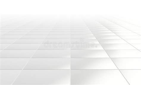 White Tile Floor Background Stock Illustration Illustration Of Light