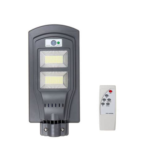 400W 800W 1200W lampadaire solaire LED télécommande PIR capteur de