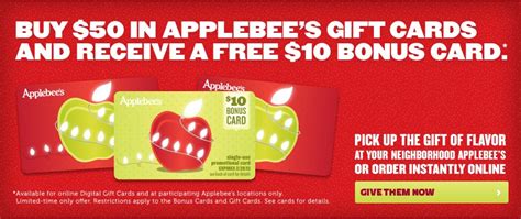 Stacy Talks & Reviews: Applebee’s Gift Cards - FREE $10 Bonus Card with ...