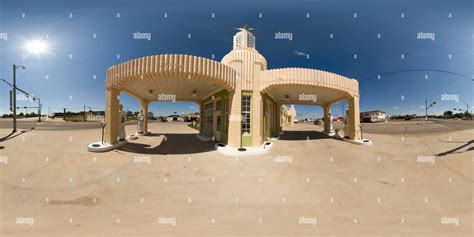 360° view of Tower Station U-Drop Inn Cafe, Shamrock, Texas - Alamy