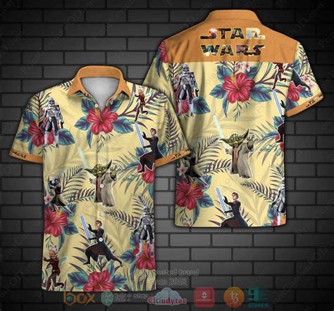 Star Wars Characters Hibiscus Hawaiian Shirt Homefavo