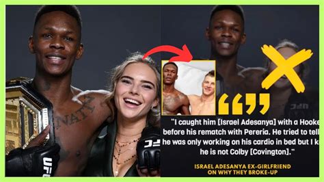 Israel Adesanya S Ex Girlfriend Reportedly Drags Him To Court Demands Half Of His Wealth Youtube