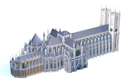 3d Model Of Westminster Abbey Church