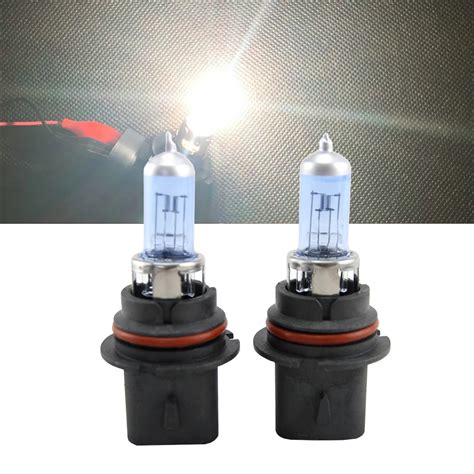 Pcs Lot Hb K Super White Halogen Headlight Bulb W V