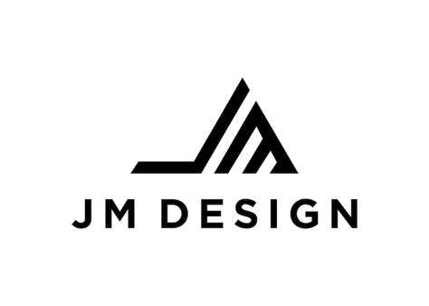 Premium Vector | Jm logo design vector illustration