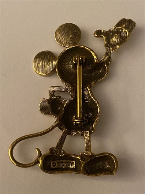 Vintage Mickey Mouse Pin Brooch Etsy