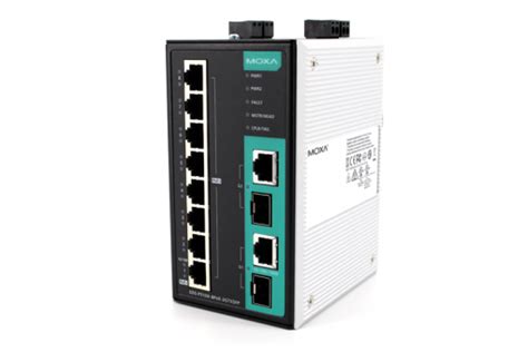 EDS P506A 4POE MM SC 1 Moxa Managed Ethernet PoE Switch With 8 PoE