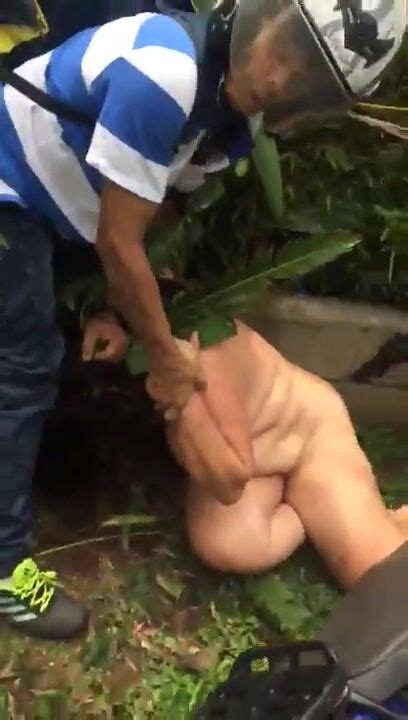 Latina Female Thief Stripped Naked