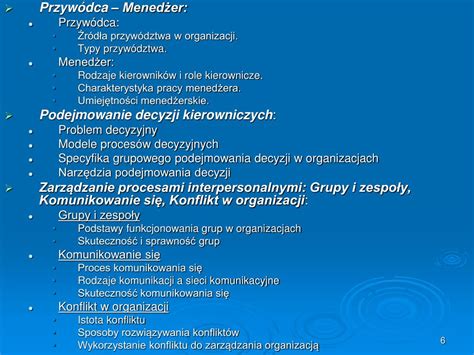 PPT PODSTAWY ZARZĄDZANIA PowerPoint Presentation free download ID