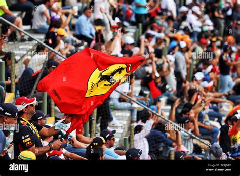 Mexico City Mexico 28th Oct 2022 Circuit Atmosphere Ferrari Flag