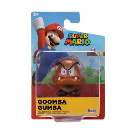 Super Mario World Of Nintendo Goomba 6 5cm Action Figure Jakks Pacific