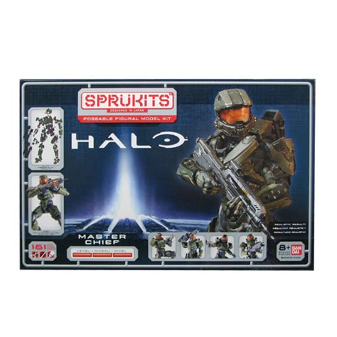 Halo Master Chief Sprukits Level 3 Model Kit Bandai Halo Model