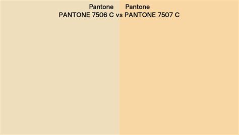 Pantone 7506 C Vs Pantone 7507 C Side By Side Comparison