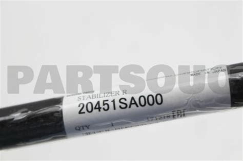 20451SA000 Genuine Subaru STABILIZER R 20451-SA000 | eBay