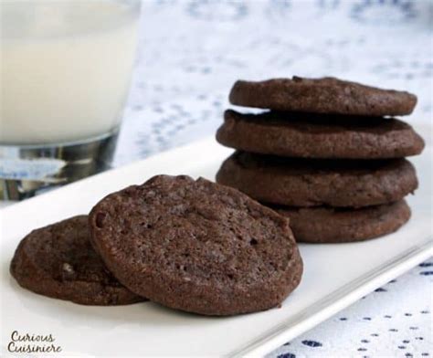 Chocolate Sable Cookies Curious Cuisiniere