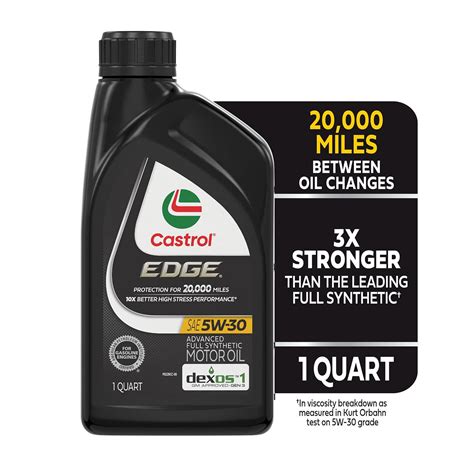 Castrol Edge Full Synthetic Engine Oil W Quart