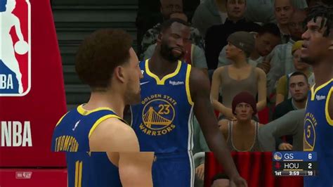 Nba2k23 Nba Golden State Warriors Game 17 At Houston Rockets 11 20 22 Youtube