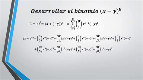 V55 Ejemplo 1 De Binomio De Newton Youtube