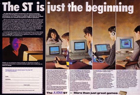 Atari St Advert Old Computers Atari Games