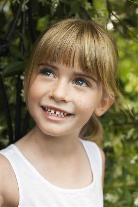 Cute Girl Smiling Stock Photo Image Of Happy Child 29657778