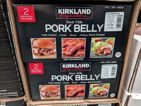 Kirkland Signature Sous Vide Pork Belly