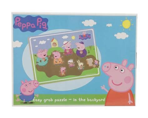 Winka Peppa Uk Adanka Drewniana Puzzle W Ogrodzie Peppa Pig Pepa Hh