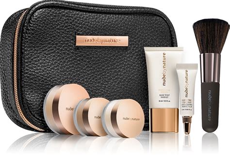 Nude By Nature Complexion Essentials Starter Kit Coffret Cadeau Pour