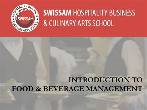 Introduction To Food Beverage Service Sectors Of The Food Service