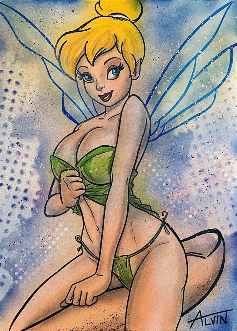 By Artist Alvin Silvrants Take A Seat Tinkerbell Etsy