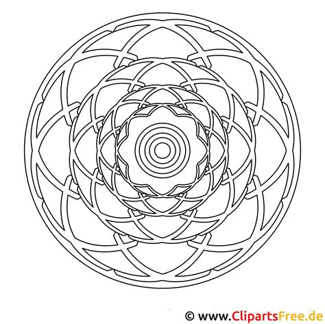 Mandala zum Ausdrucken und Ausmalen