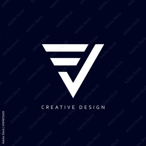 FV Logo Design, Creative Professional Trendy Letter FV Monogram in ...