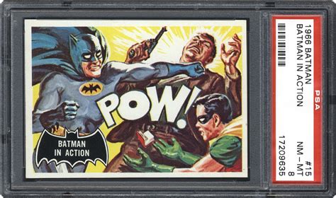 1966 Batman Black Bat Batman In Action Psa Cardfacts®