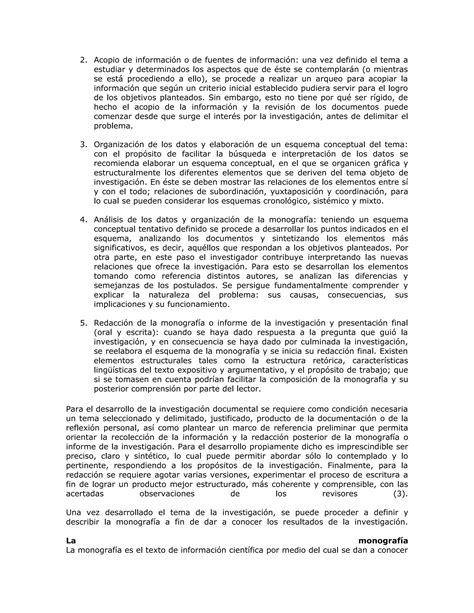 Instrucciones para la elaboración y presentación de monografías PDF