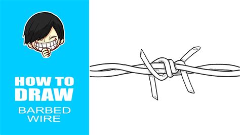 How To Draw Barbed Wire Youtube