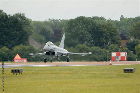 RAF Typhoon GR4 British Military Fighter Jet Scramble RAF Coningsby