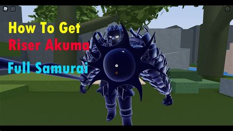 How To Get Riser Full Susanoosamurai Showcase Shindo Life Youtube