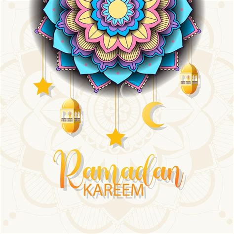 Vetor Do Cartaz De Ramadan Kareem Vetor Gr Tis