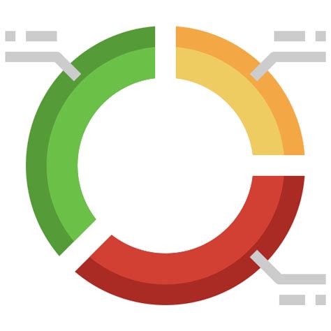 Icono de Gráfico circular Surang Flat