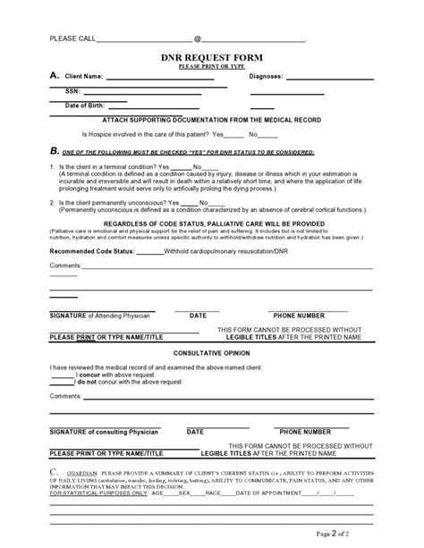 43 Printable Do Not Resuscitate Forms (All States) ᐅ TemplateLab