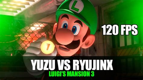 Luigis Mansion 3 YUZU VS RYUJINX Update 1 4 0 120FPS Tradução