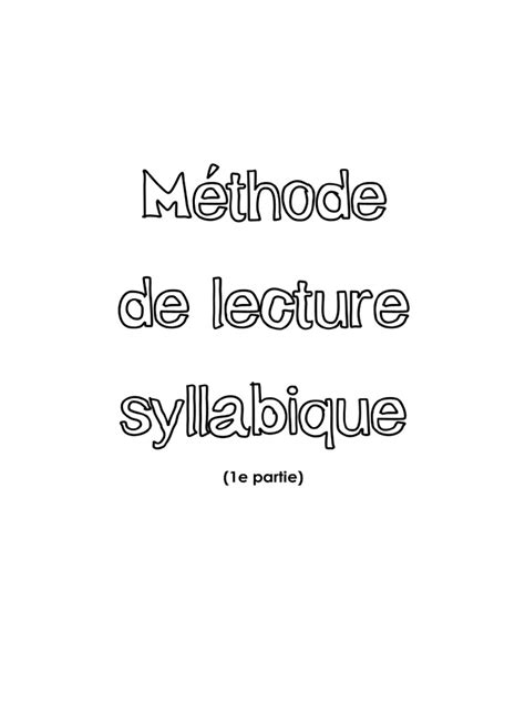fiches sur les syllabes gratuites à imprimer - Observer