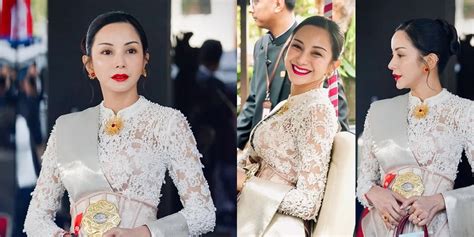 potret kirana larasati tampil cantik  hut ri    istana merdeka