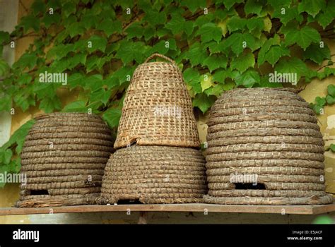 Old Beehive Stock Photo Alamy