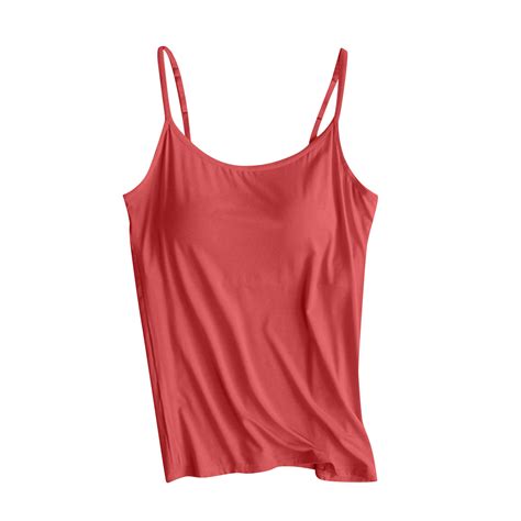 Womens Workout Yoga Racerback Tank Tops With Built In Shelf Bra Tank