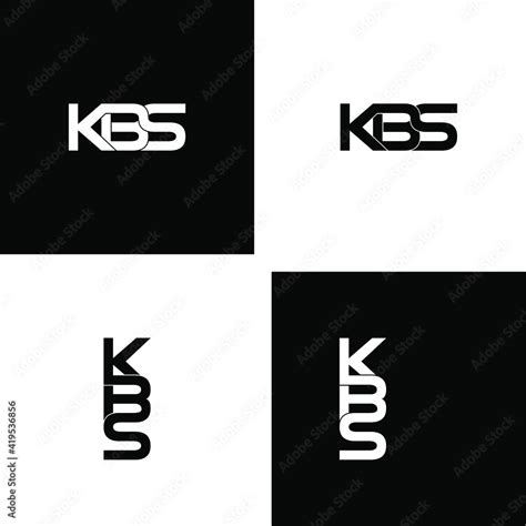 kbs letter initial monogram logo design set Stock Vector | Adobe Stock