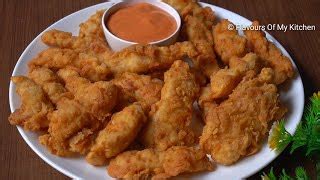 Kfc Style Extra Crispy Chicken Tenders Recipe Doovi