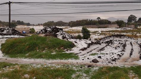 Granizada Sorprende A Habitantes De San Miguel Topilejo N