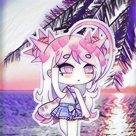 Gacha Gachalife Edit Kawaii Cute Pink Aesthetic Nightco Gacha Life