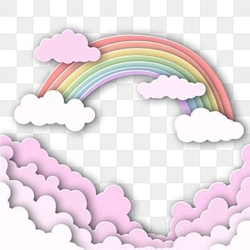 Rainbow Clouds Png Vector Psd And Clipart With Transparent